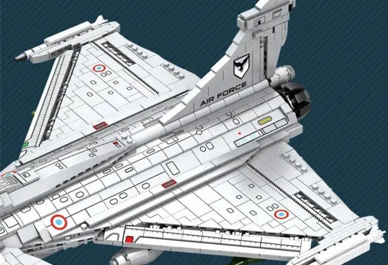 Rafale fighter model building block toy 2099pcs-3