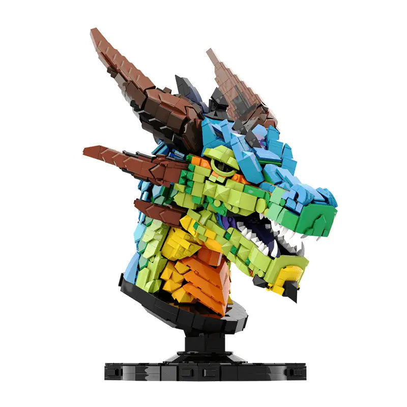 Rainbow Dragon Head 2581pcs-0