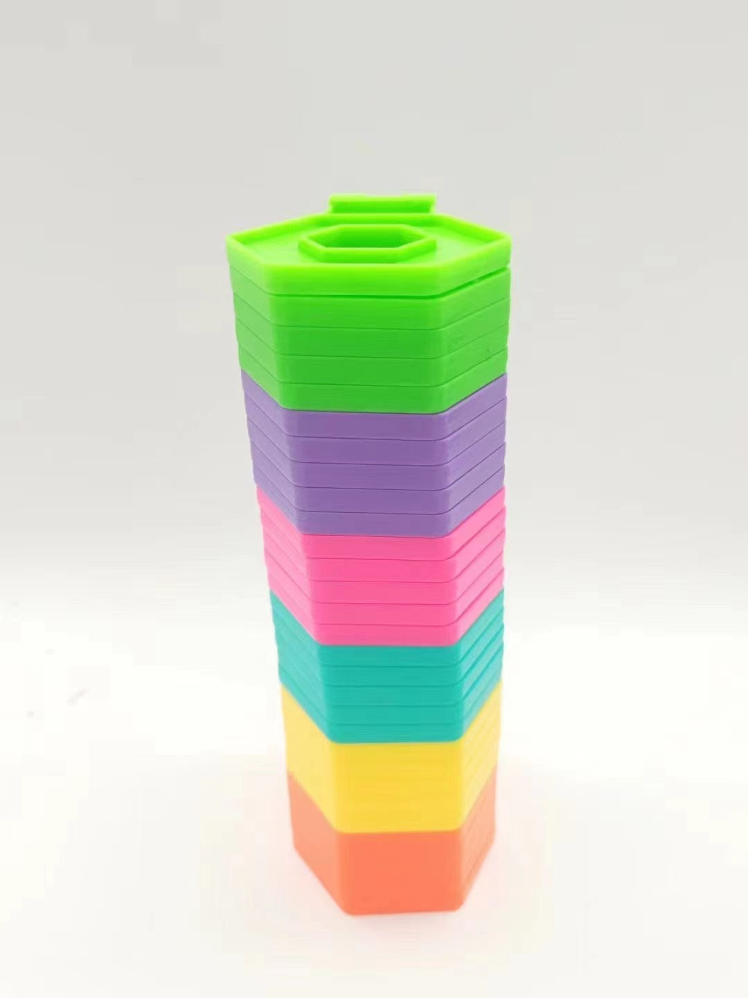 Rainbow Stacking Toy Puzzle Building Block-2