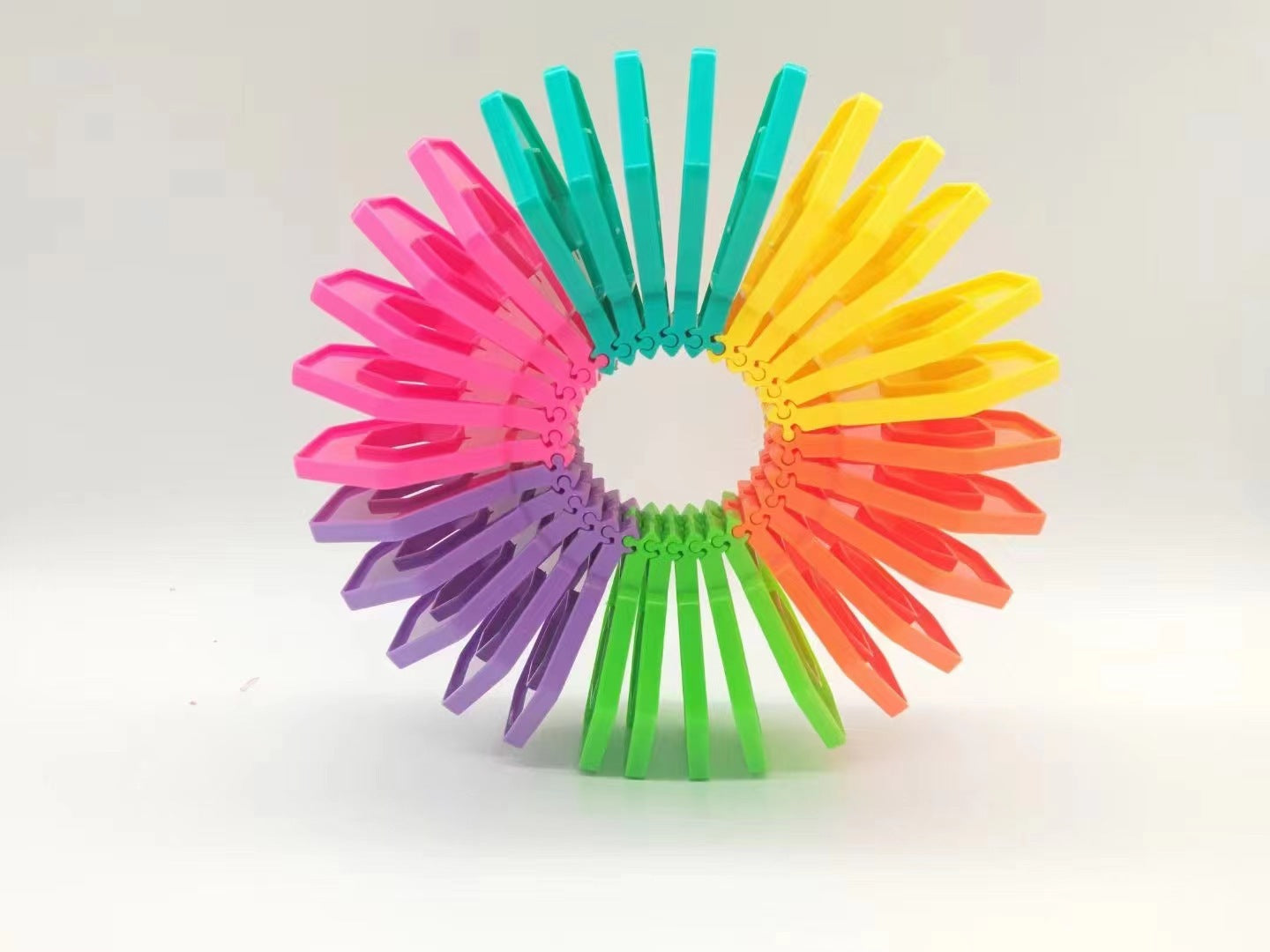 Rainbow Stacking Toy Puzzle Building Block-3