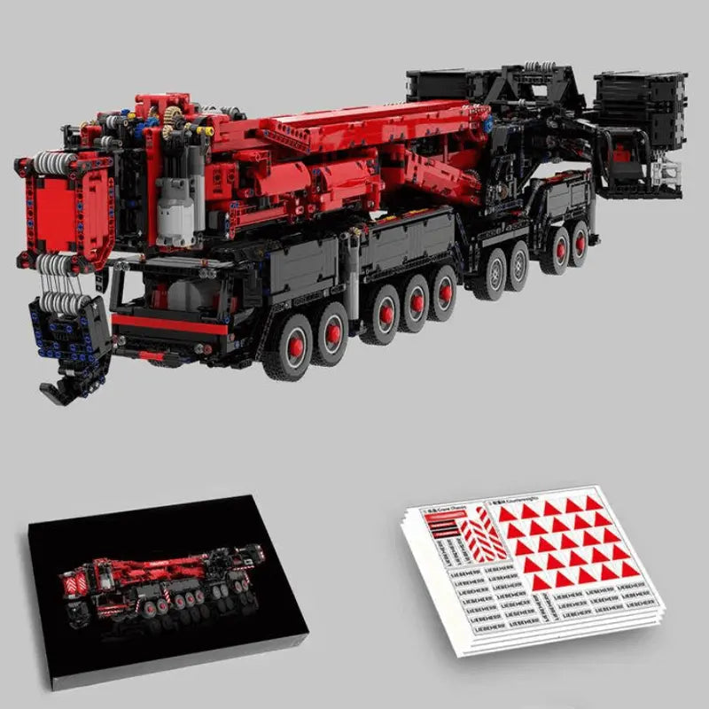 Red Edition Remote Controlled Crane 9176pcs-1