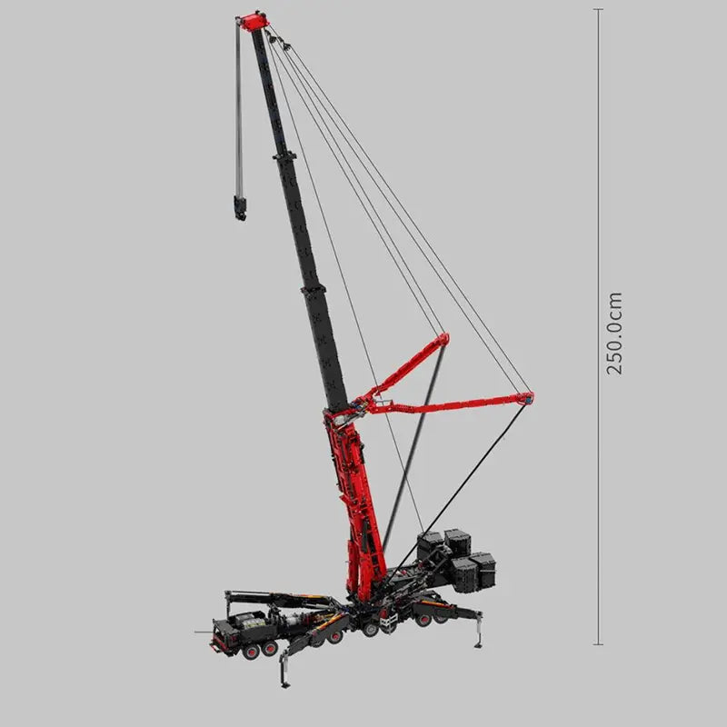Red Edition Remote Controlled Crane 9176pcs-2