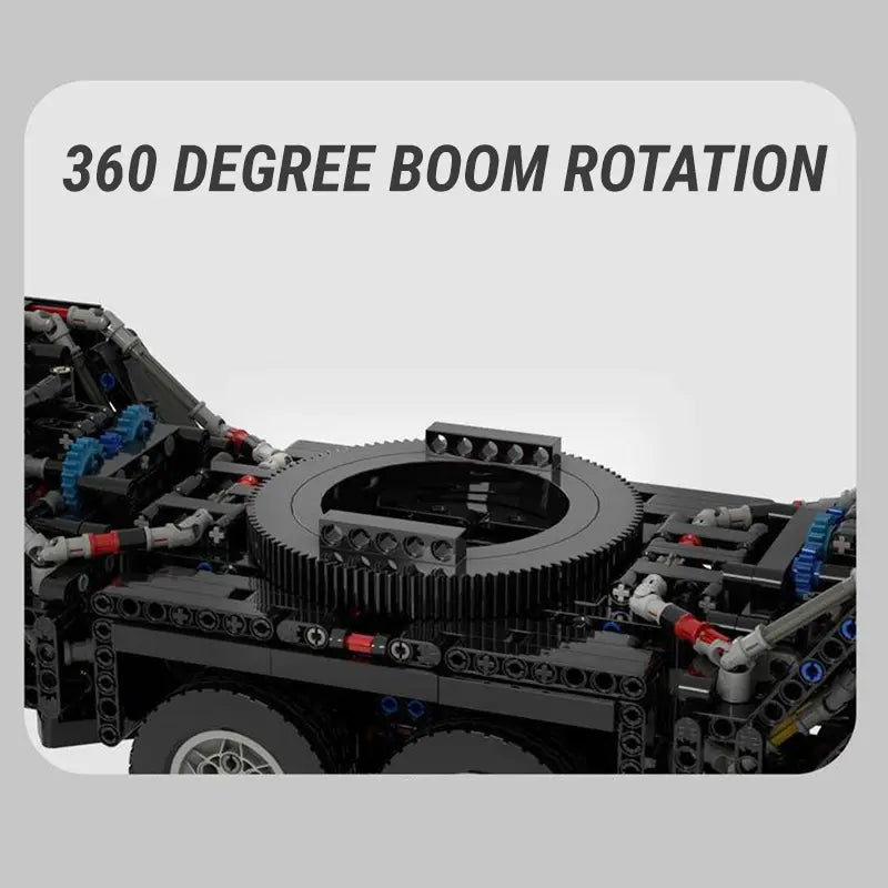 Red Edition Remote Controlled Crane 9176pcs-4