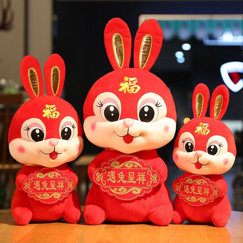 Red Rabbit Plush Toy-0