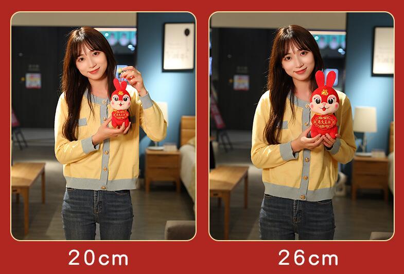 Red Rabbit Plush Toy-2