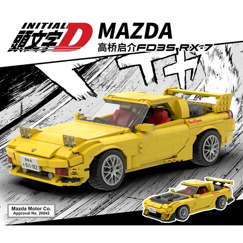 Red Suns Mazda FC3S RX-7 1655pcs-3