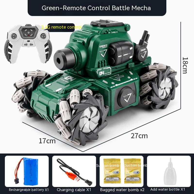 Remote Control Tank with Water Bomb Launcher-3