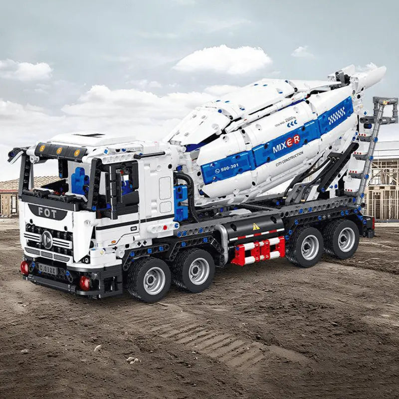 Remote Controlled Cement Truck 2431pcs-3