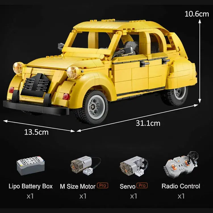 Remote Controlled Citroen 2CV 1238pcs-5