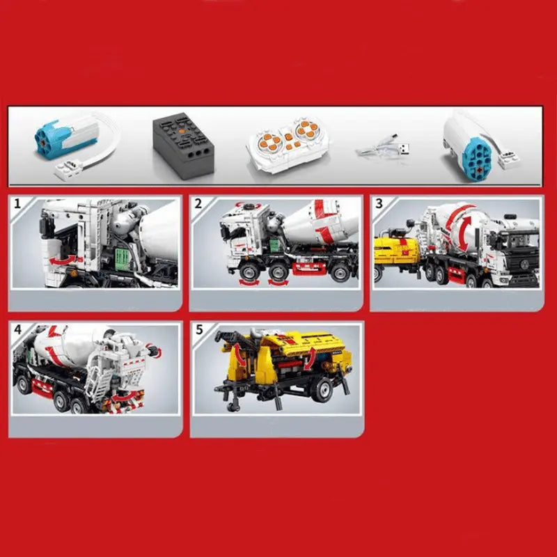 Remote Controlled Concrete Mixer 2020pcs-1