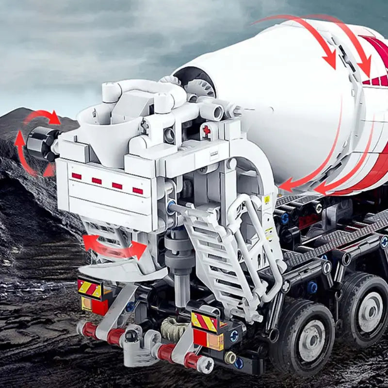 Remote Controlled Concrete Mixer 2020pcs-4
