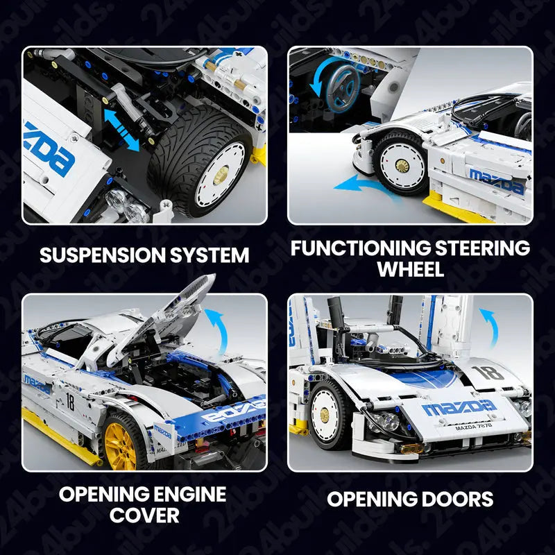 Remote Controlled Mazda 787B 1796PCS-2