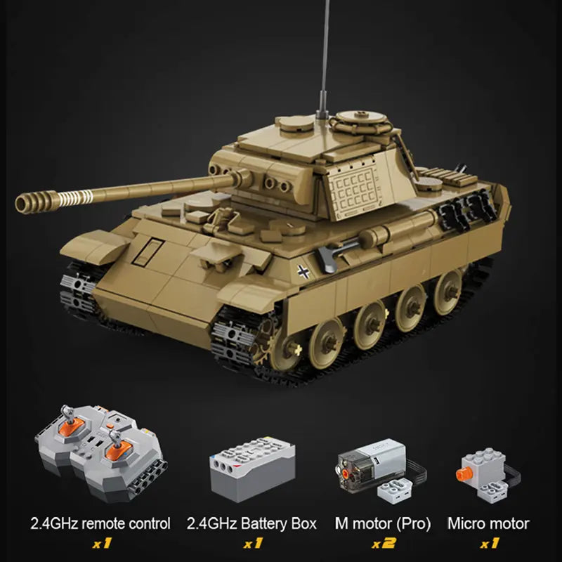 Remote Controlled Panther Tank 906pcs-4