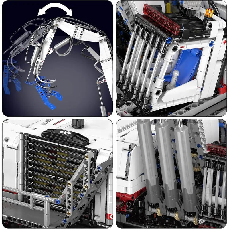 Remote Controlled Pneumatic Claw Excavator 4194Pcs-3