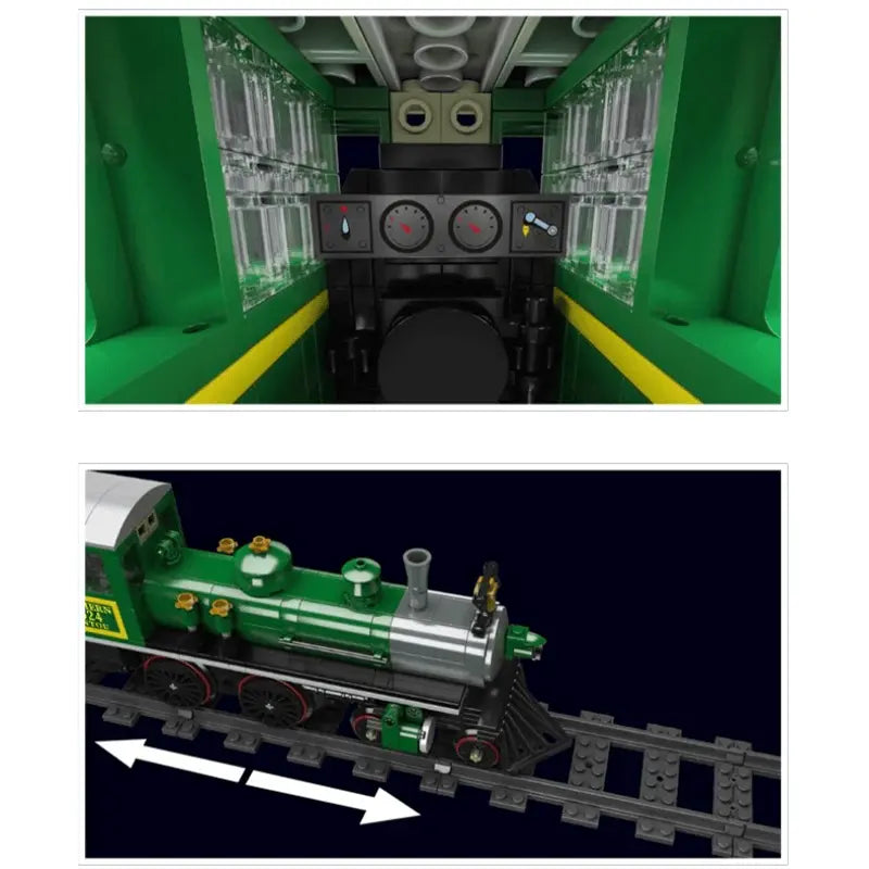 Remote Controlled Southern Steam Locomotive 1211pcs-3