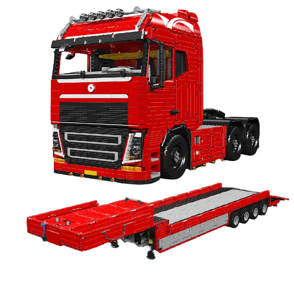 Remote Controlled Truck with Trailer 8006pcs-0