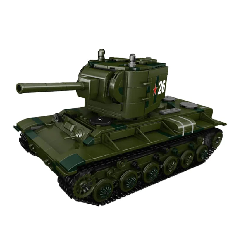 Remote controlled KV-2 tank 897pcs-0