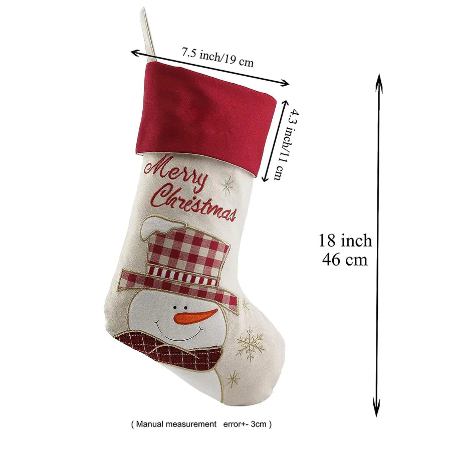Set of 3 Festive Christmas Stocking Socks-3