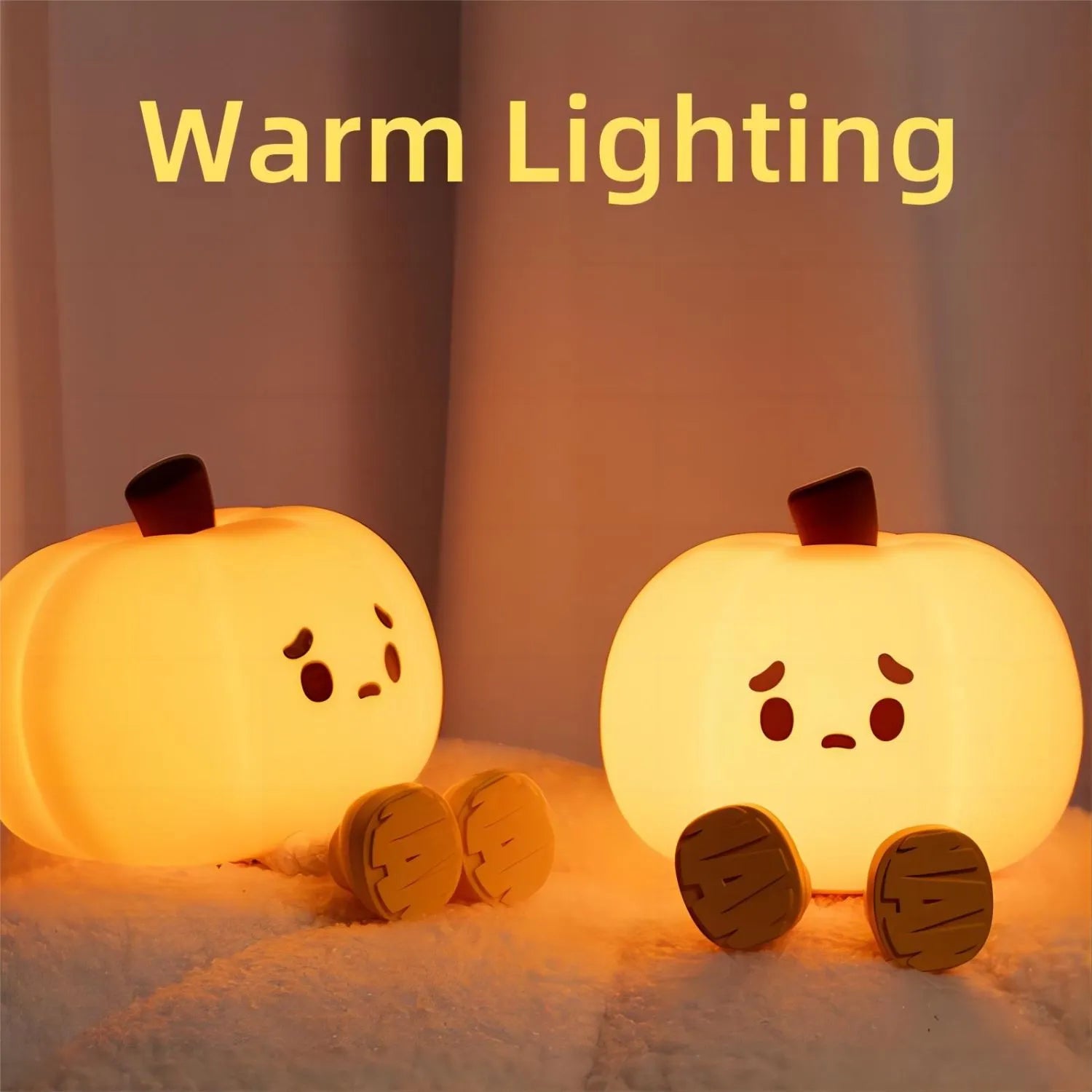 Cute Baby Pumpkin Night Lights-4