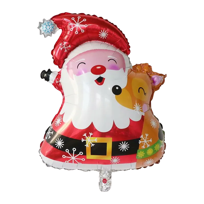 Cheerful Santa Claus Foil Christmas Balloon - 70x51cm-0