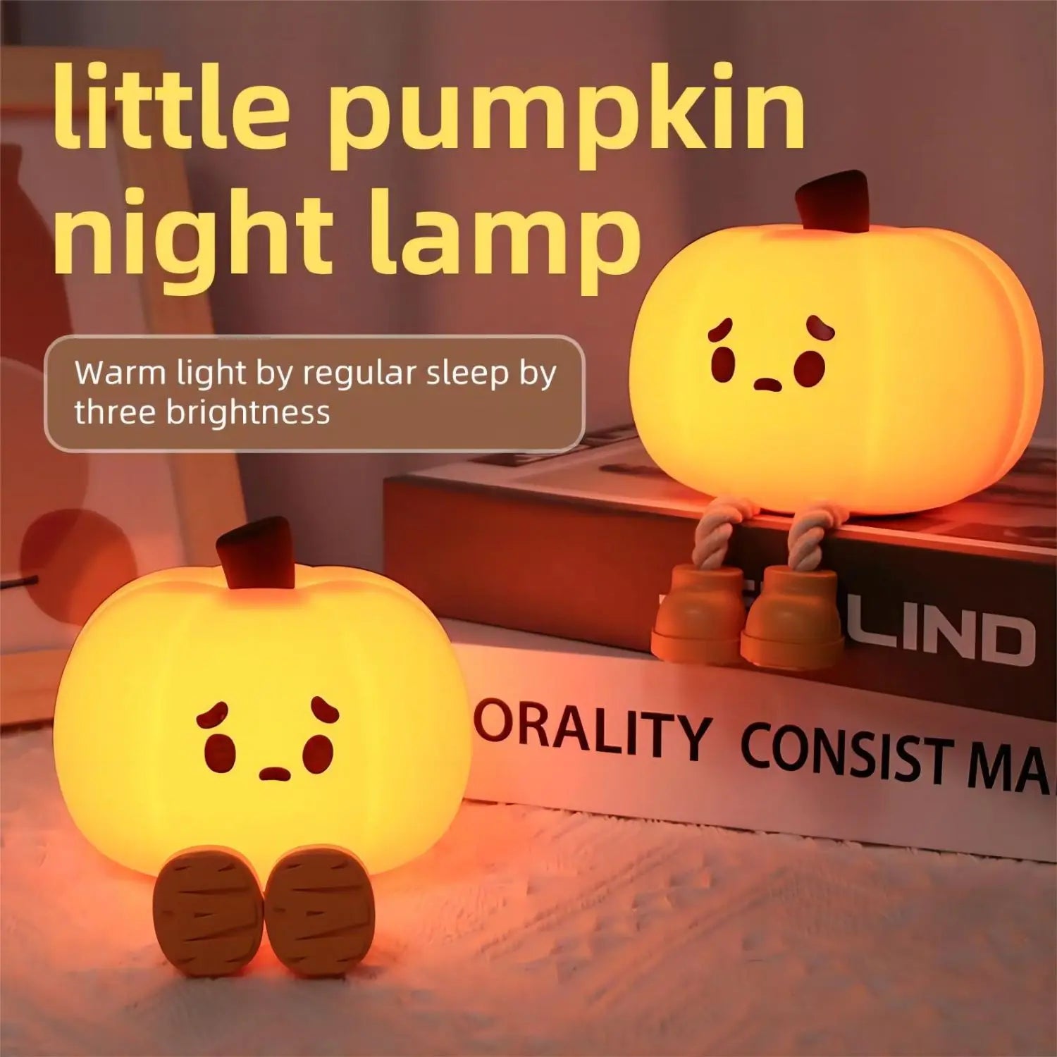 Cute Baby Pumpkin Night Lights-2