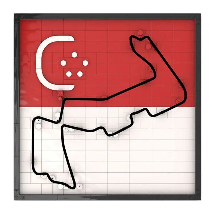 SINGAPORE MARINA BAY TRACK MAP 400PCS-0