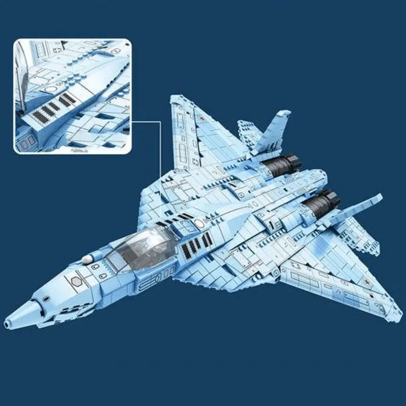 SU-57 Heavy Fighter 1455pcs-3