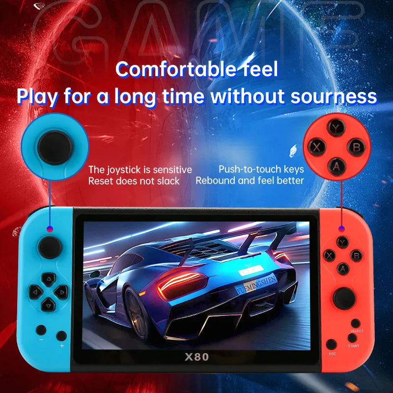 Retro Handheld Game Player 7inch-4