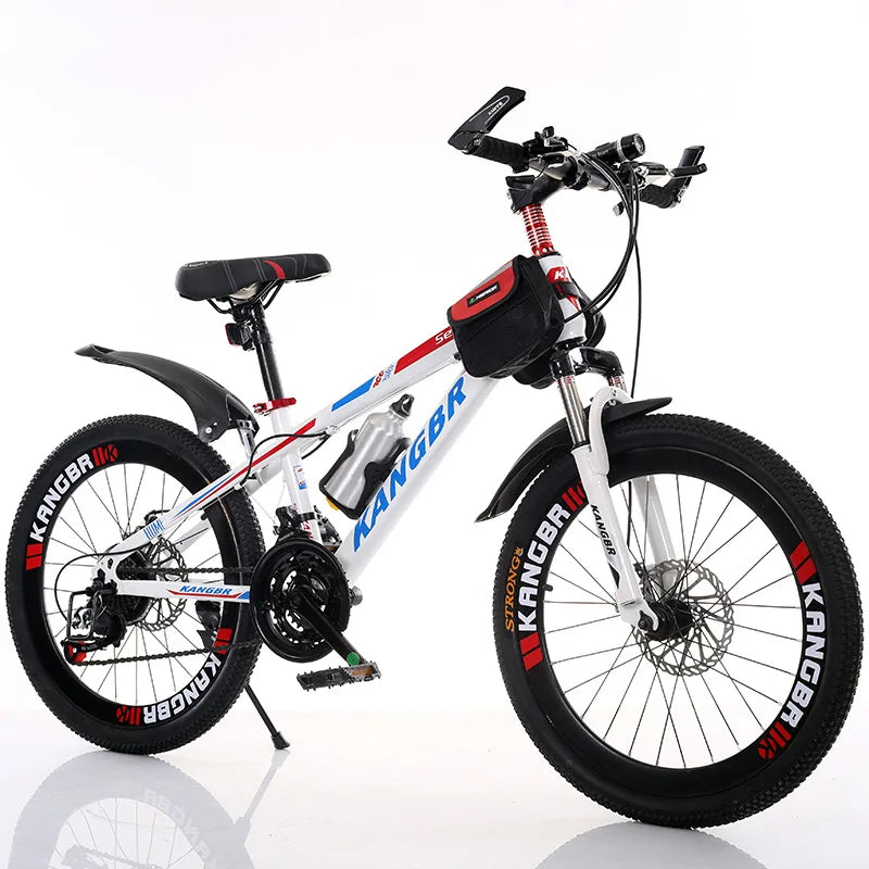 Mountain Bike with Double Disc Brakes -  Perfect for Adults and Students-1