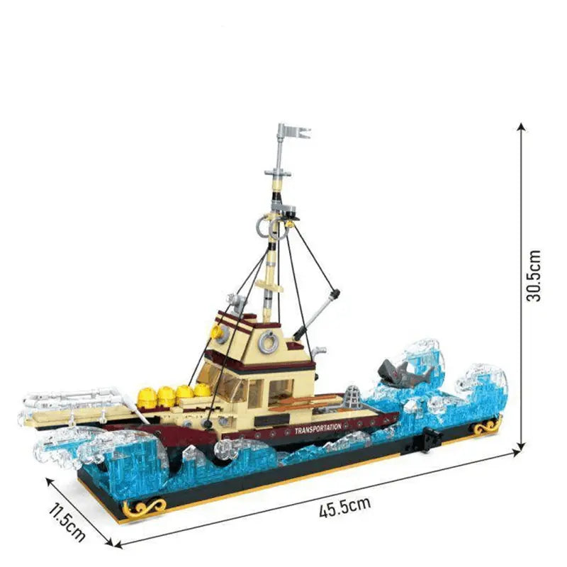 Ship at Sea Sculpture 1108pcs-4