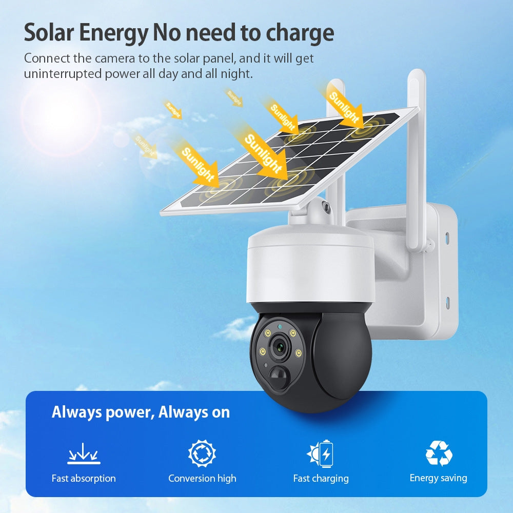 Solar-Powered 4G Wireless Outdoor Security Camera-0