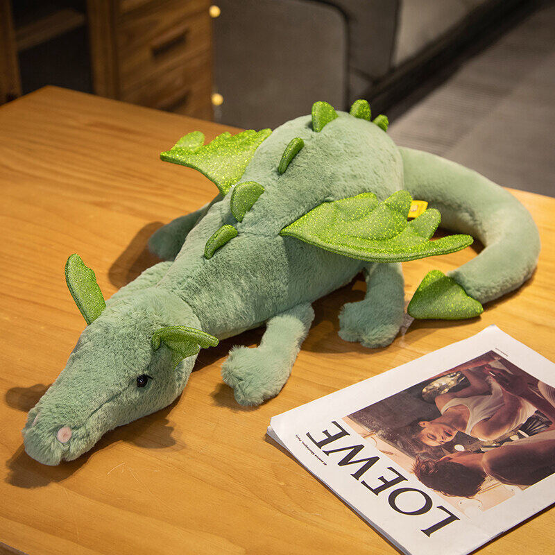 Stuffed Dragon Plush Toy with Wings-2