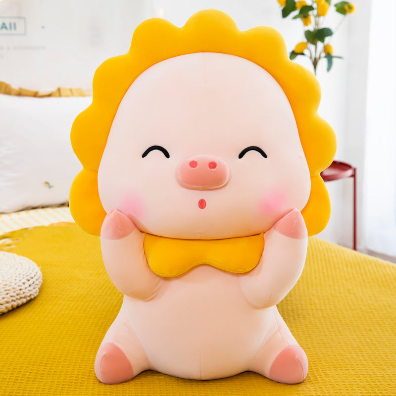 Sunflower Pig Plush Toy-2