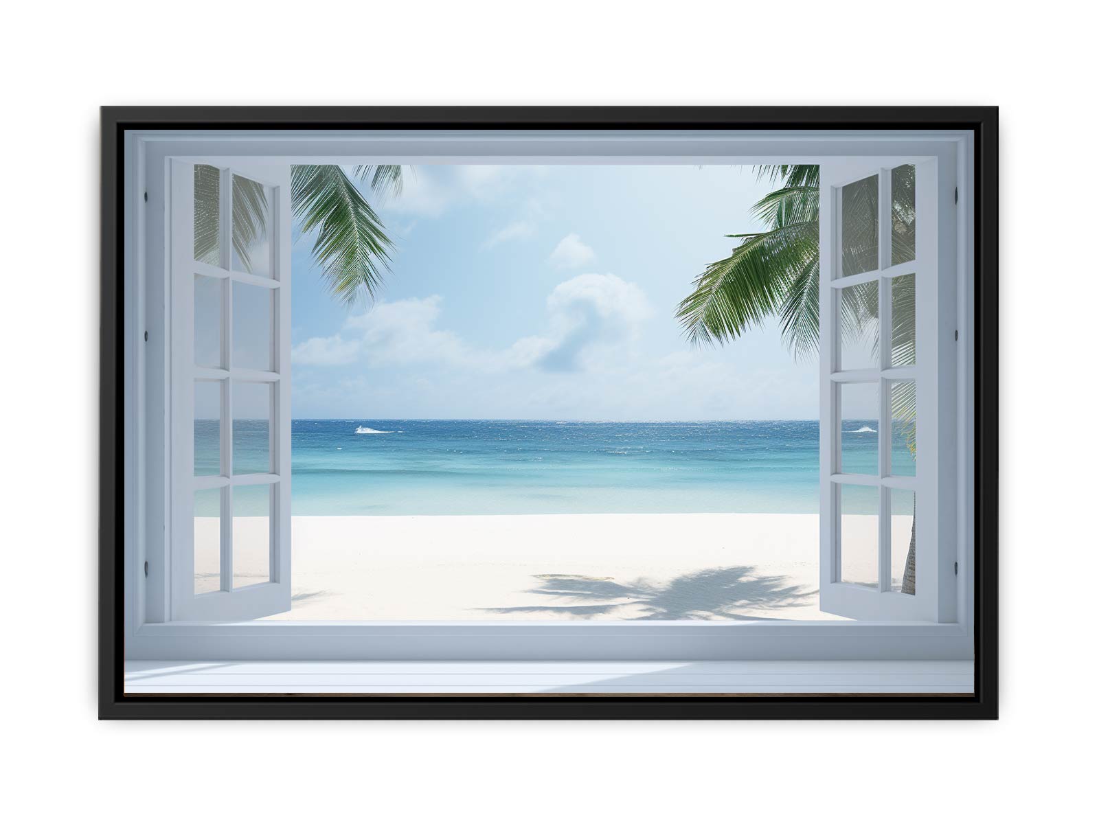 Beach Window Phuket Canvas Art Print-4