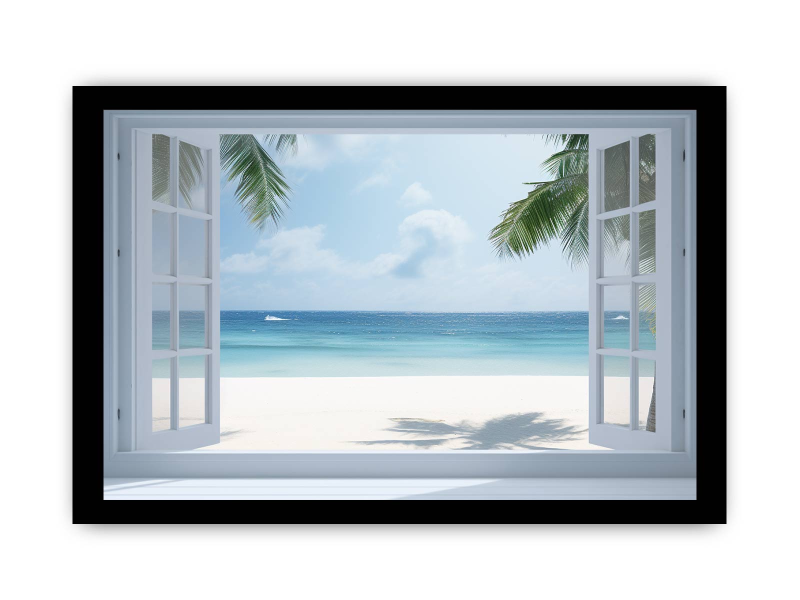 Beach Window Phuket Canvas Art Print-7