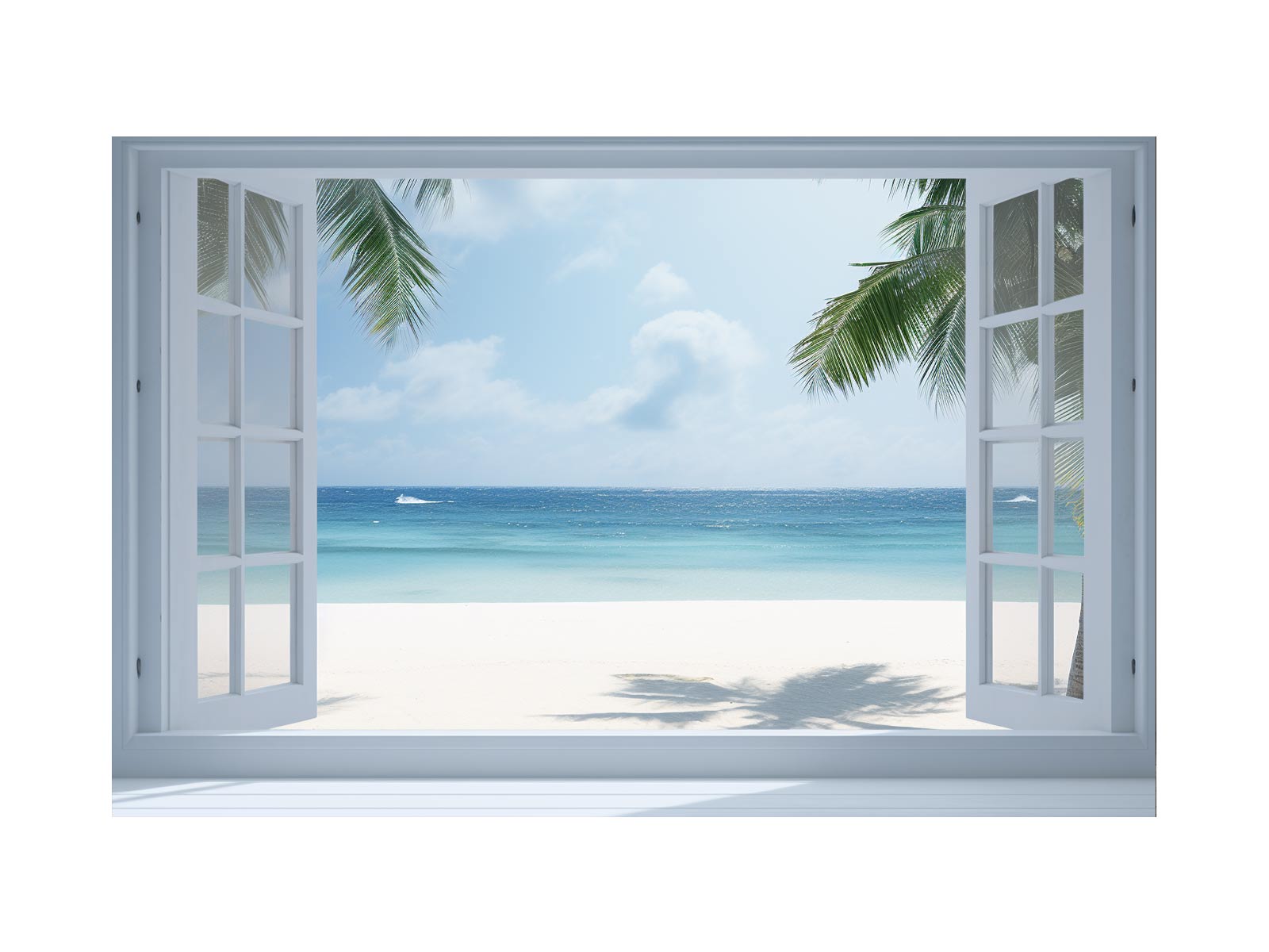 Beach Window Phuket Canvas Art Print-0