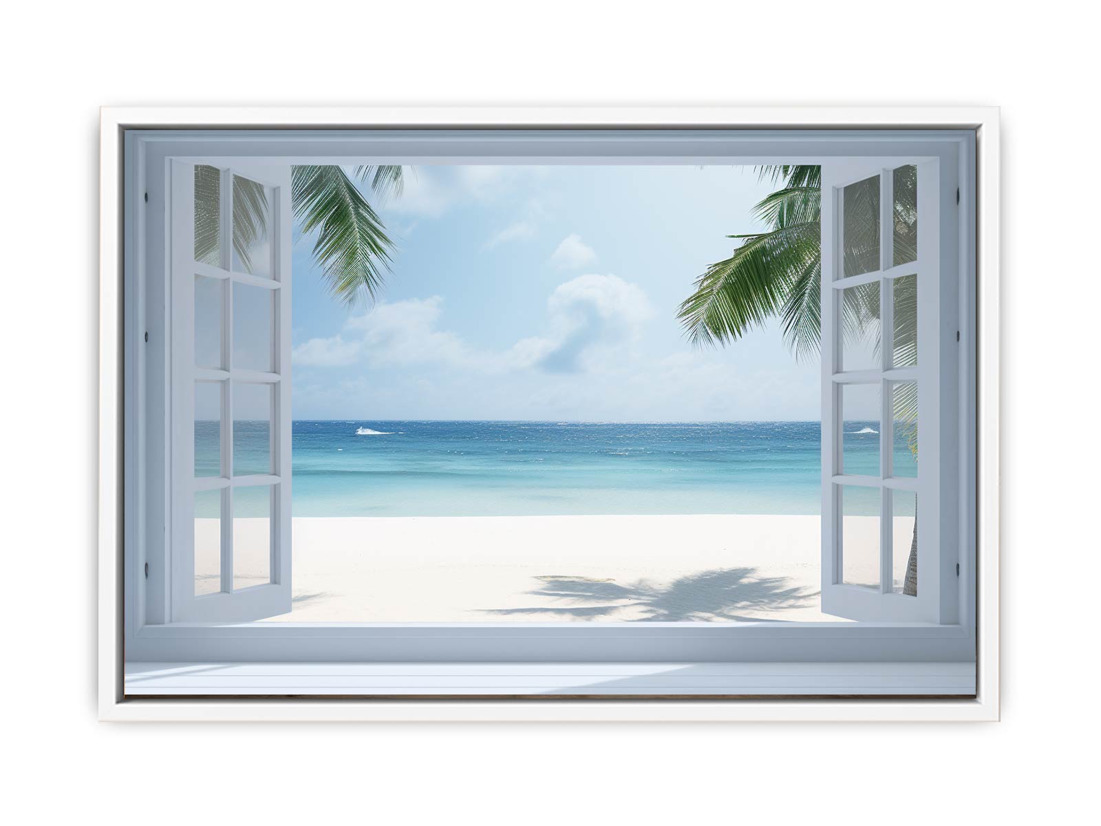 Beach Window Phuket Canvas Art Print-5