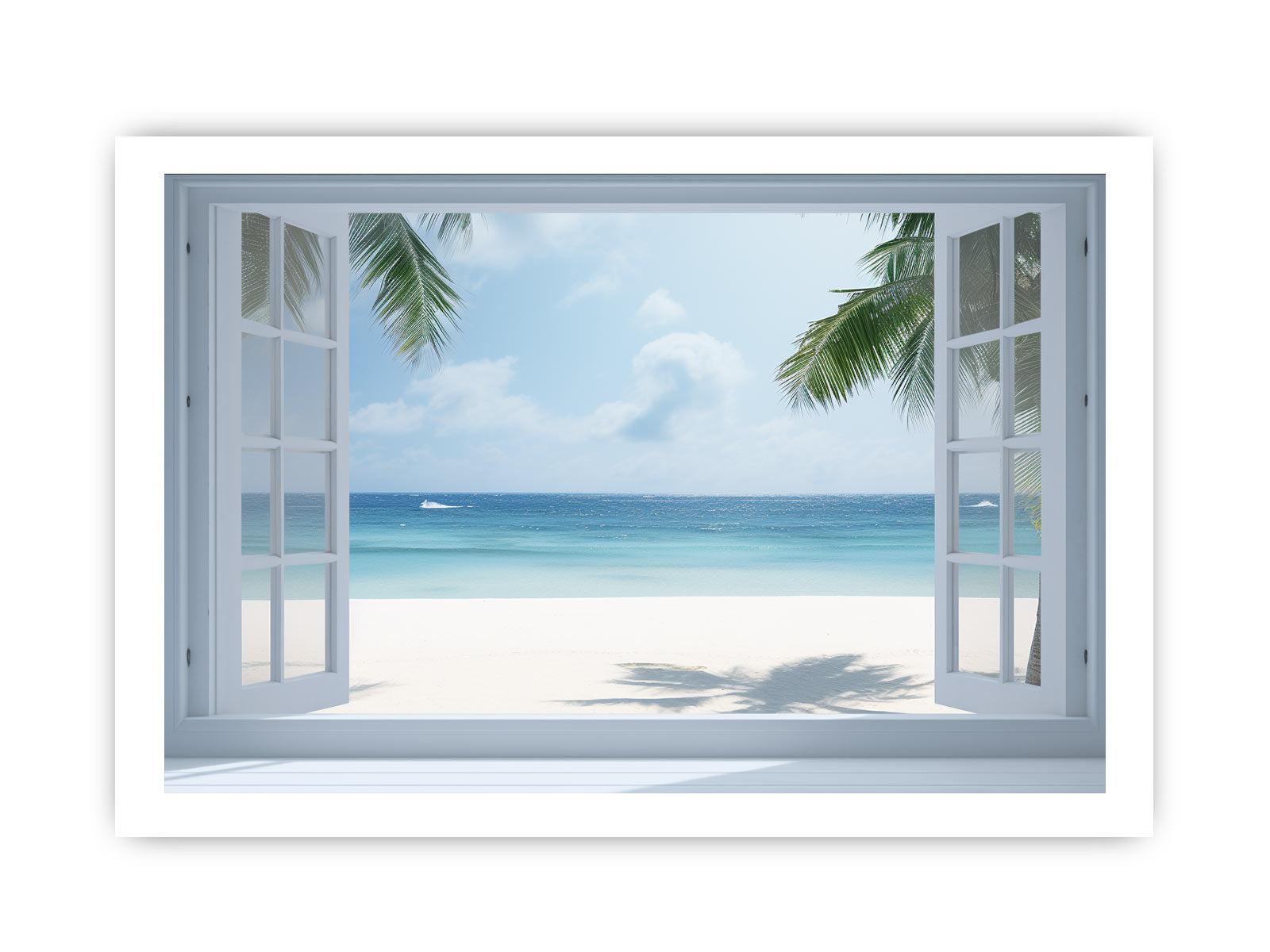 Beach Window Phuket Canvas Art Print-8
