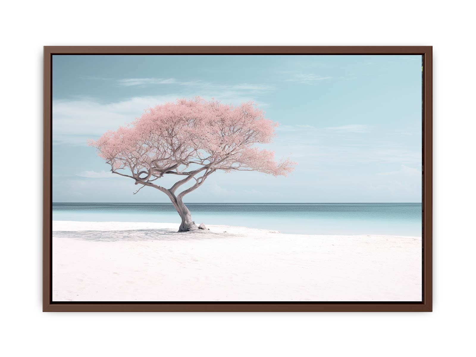 Silver Beach Art Canvas Art Print-6