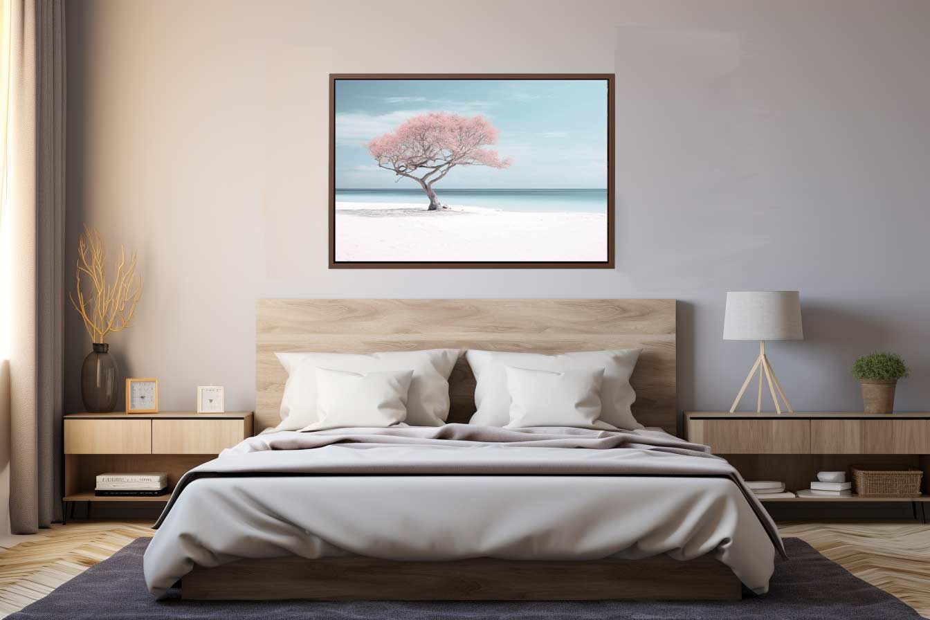 Silver Beach Art Canvas Art Print-2