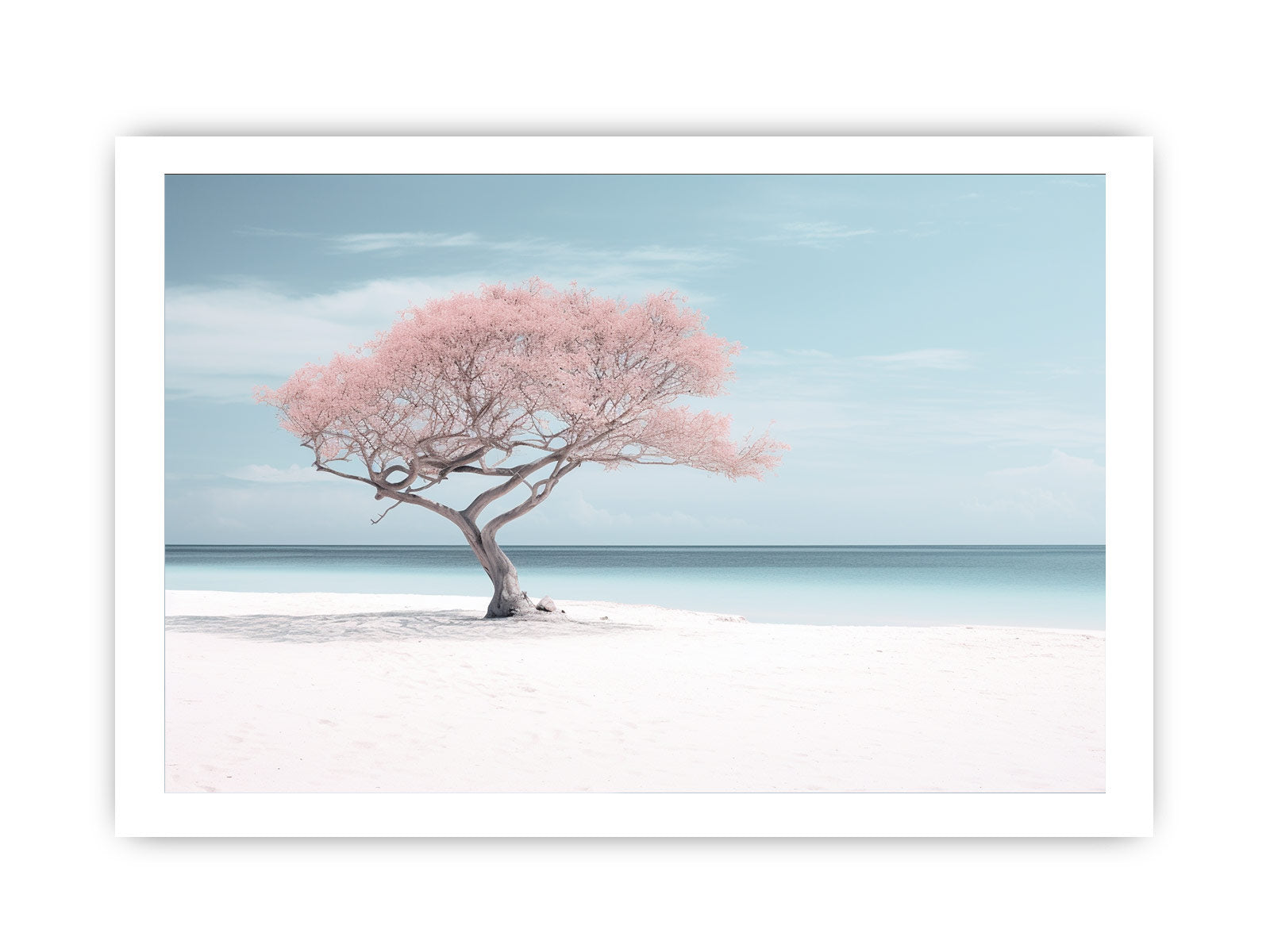 Silver Beach Art Canvas Art Print-8