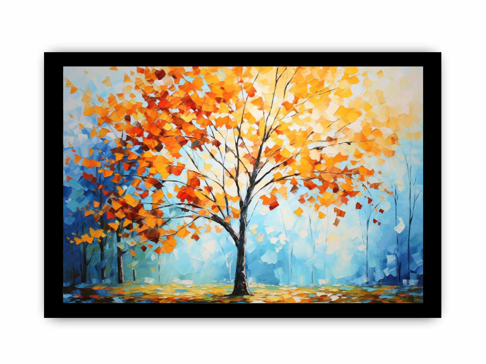 Maple Tree Art Canvas Art Print-7