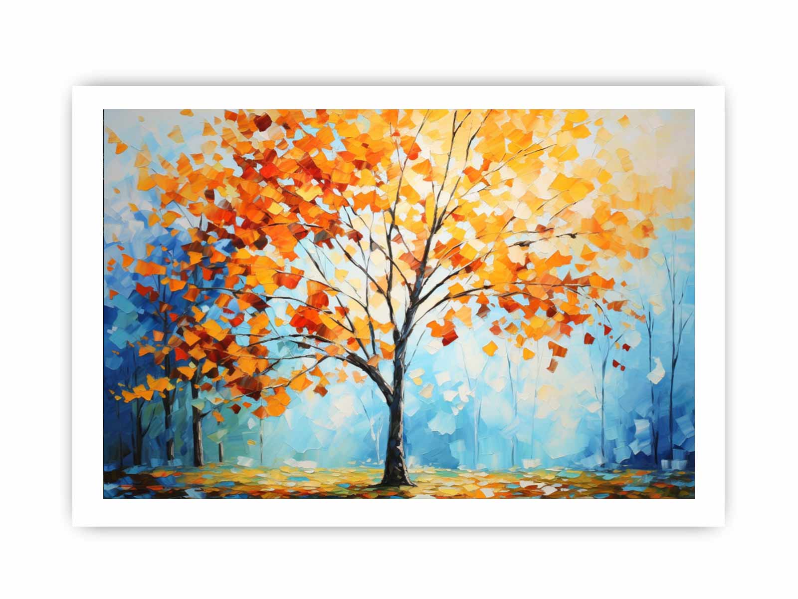 Maple Tree Art Canvas Art Print-8