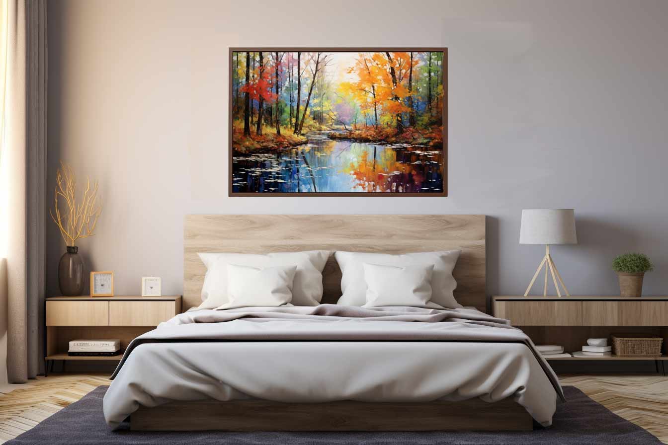 Rainbow Tree Art Canvas Art Print-1