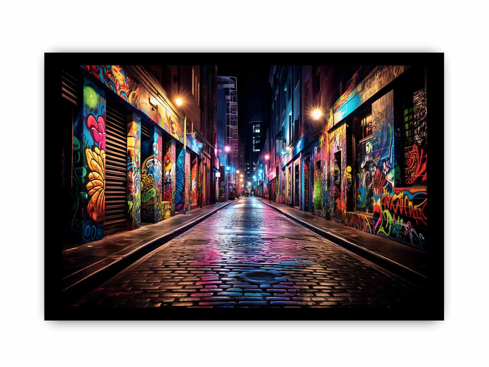 Graffiti Street Canvas Art Print-7
