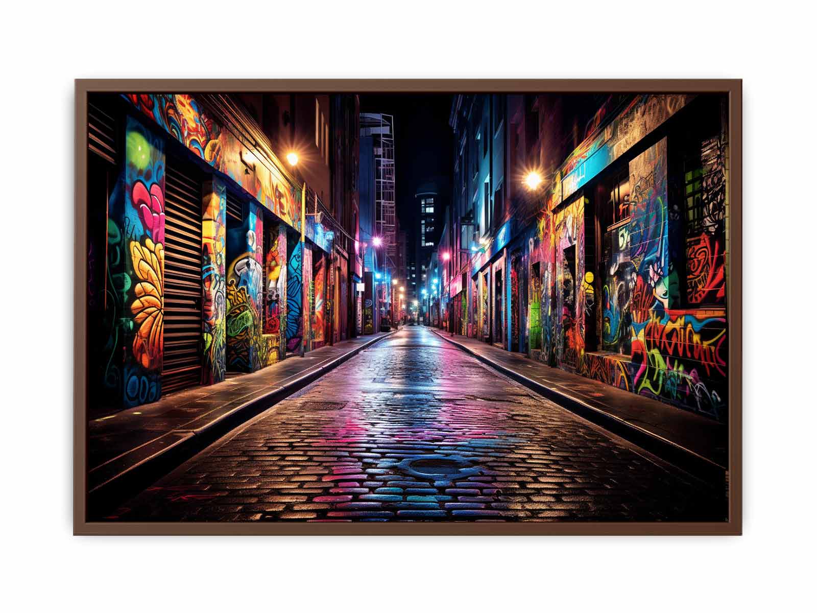 Graffiti Street Canvas Art Print-6