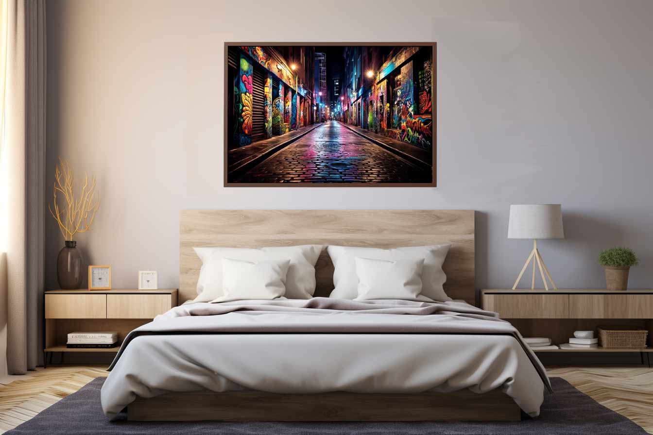 Graffiti Street Canvas Art Print-1