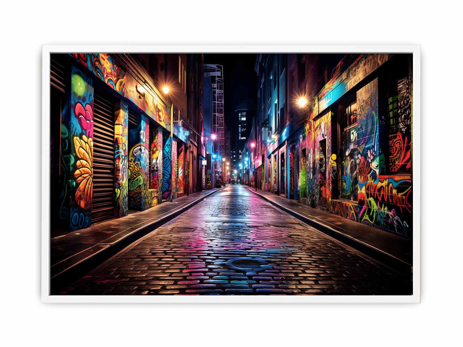 Graffiti Street Canvas Art Print-5