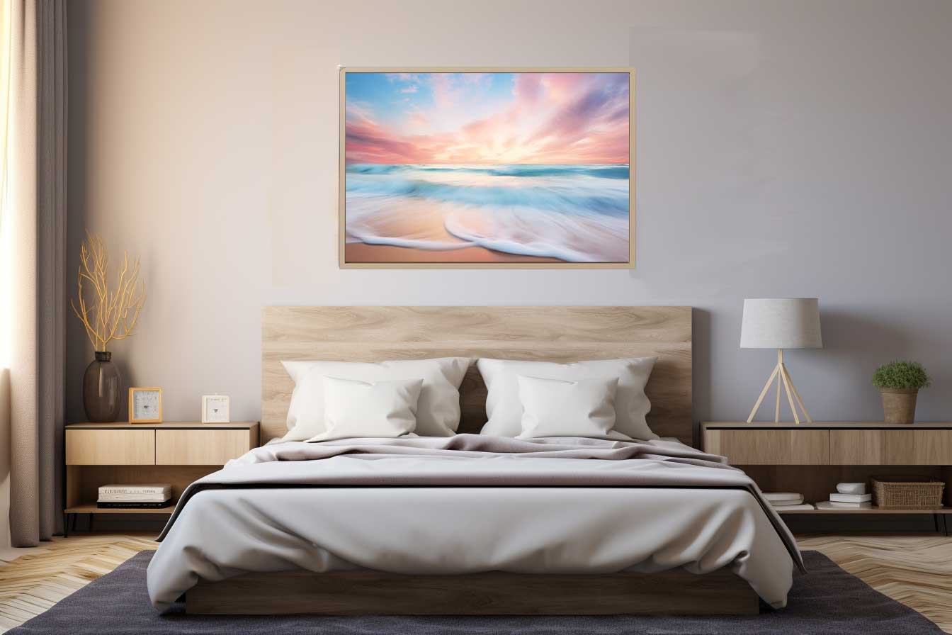 Serenity Sea Art Canvas Art Print-1