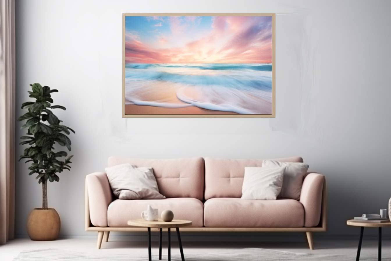 Serenity Sea Art Canvas Art Print-2